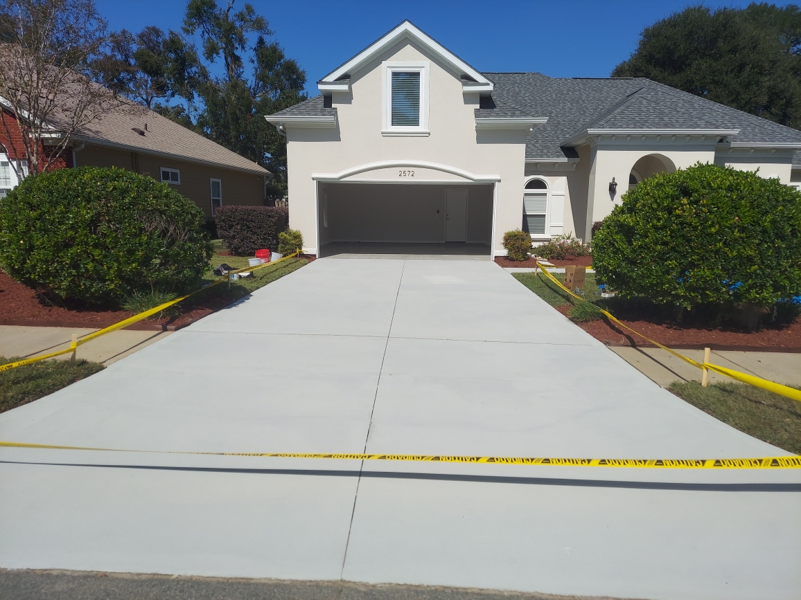 Stained Driveway
